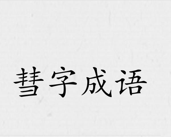 彗字成语