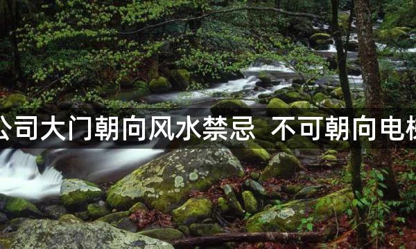 公司大门朝向风水禁忌  不可朝向电梯