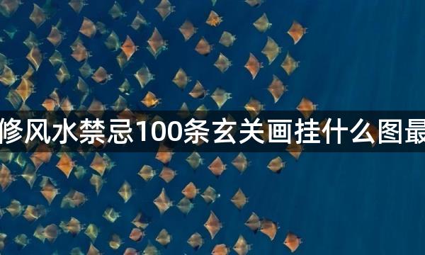 装修风水禁忌100条玄关画挂什么图最好