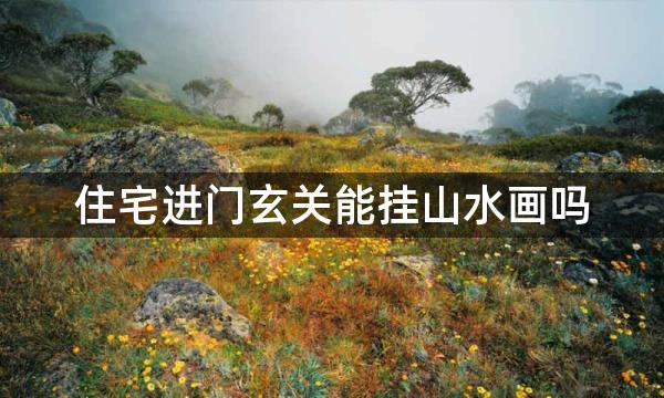 住宅进门玄关能挂山水画吗