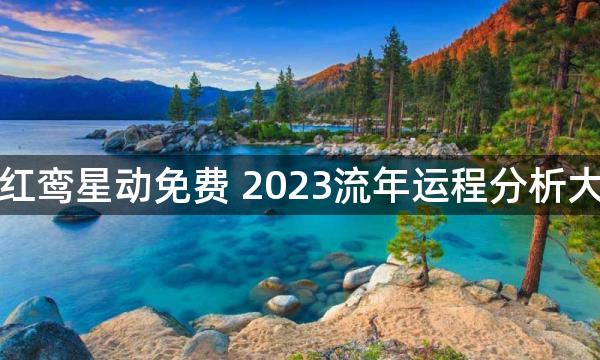 测红鸾星动免费 2023流年运程分析大全