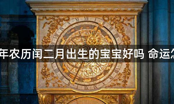 2023年农历闰二月出生的宝宝好吗 命运怎么样