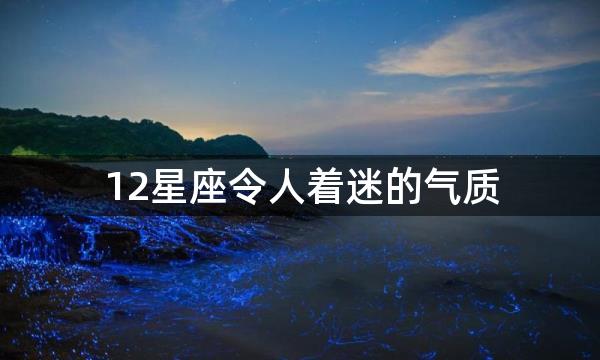 12星座令人着迷的气质