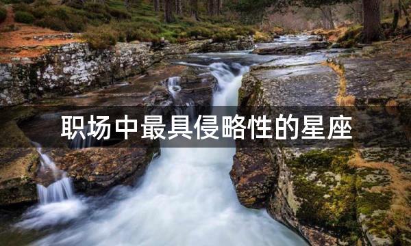 职场中最具侵略性的星座