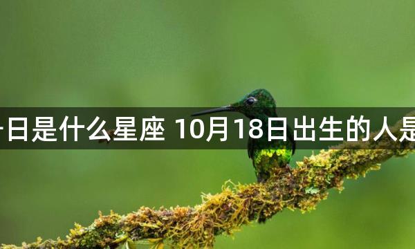 10月18号日是什么星座 10月18日出生的人是什么星座