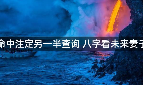 免费命中注定另一半查询 八字看未来妻子性格