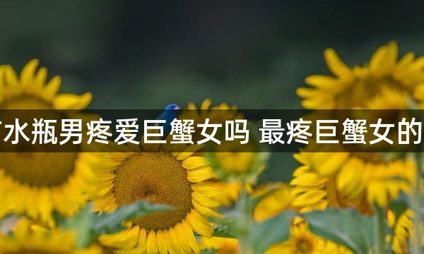 只有水瓶男疼爱巨蟹女吗 最疼巨蟹女的是谁