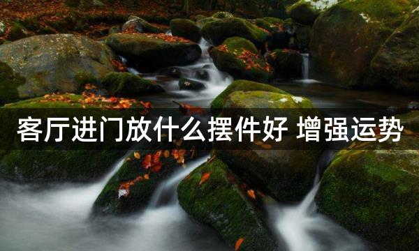 客厅进门放什么摆件好 增强运势