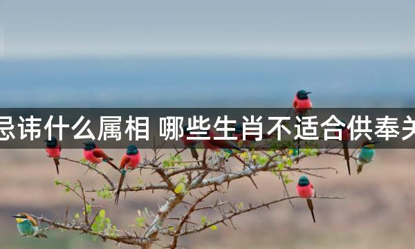 关公忌讳什么属相 哪些生肖不适合供奉关二爷