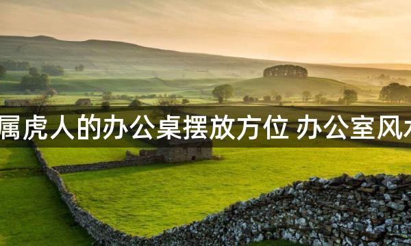 2022属虎人的办公桌摆放方位 办公室风水布局