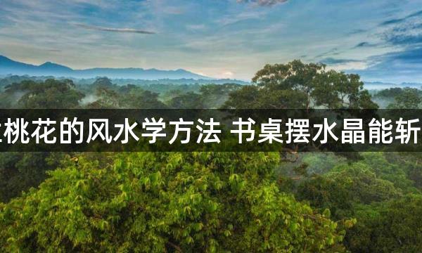 破除烂桃花的风水学方法 书桌摆水晶能斩烂桃花