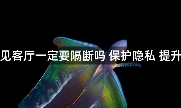 开门见客厅一定要隔断吗 保护隐私 提升财运