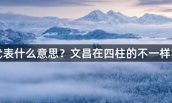 八字神煞文昌市代表什么意思？文昌在四柱的不一样实际意义详细说明