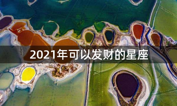 2021年可以发财的星座