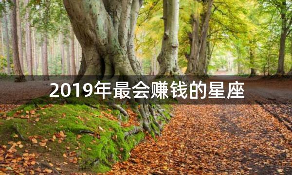 2019年最会赚钱的星座