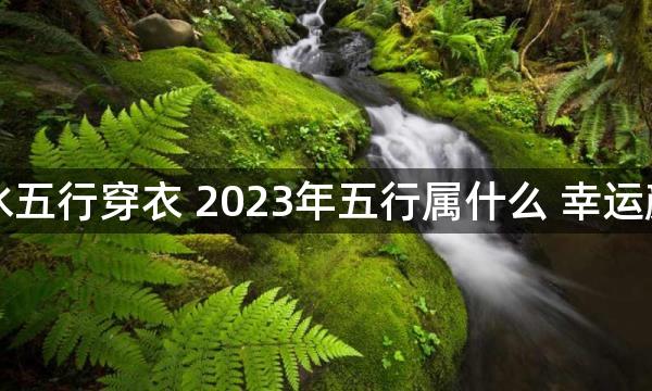 雨水五行穿衣 2023年五行属什么 幸运颜色