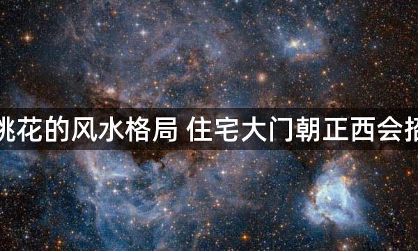 家中烂桃花的风水格局 住宅大门朝正西会招烂桃花